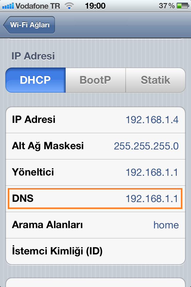 DNS Değiştirme