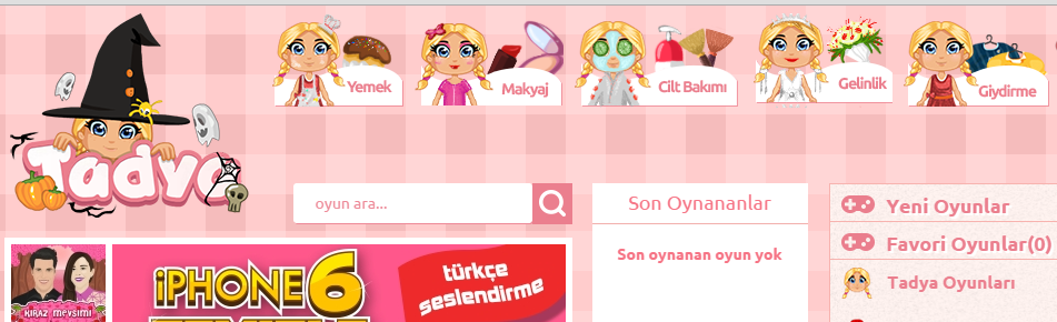 Kızlar için en güzel oyunlar tadya.com’da seni bekliyor Kızlar için en güzel oyunlar tadya.com’da seni bekliyor